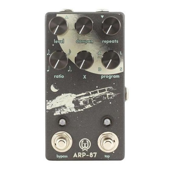 Walrus Arp-87 Multi-Function Delay Guitar Effect Pedal front 