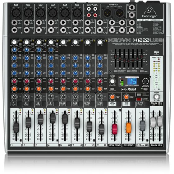 Behringer XENYX X1222USB 16-Channel Mixer with Effects