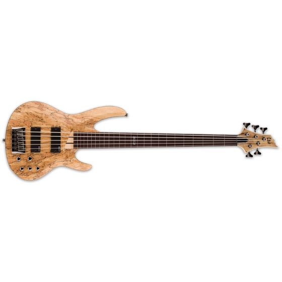 ESP LTD B205SMFL Bass Guitar, Natural Satin