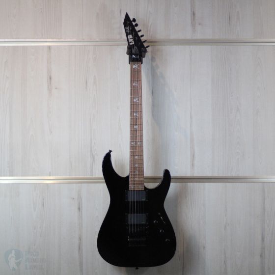 ESP LTD Kirk Hammet 602 Electric Guitar, Black (Hardshell Case Included)