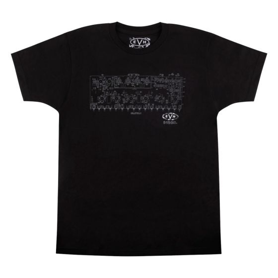 EVH® Schematic T-Shirt, Black, S