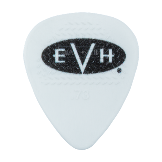 EVH® Signature Picks, White/Black, .73 mm, 6 Count