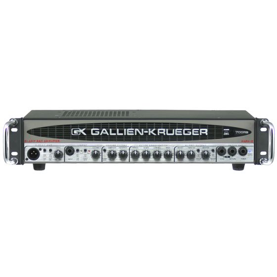 Gallien Krueger 380/50 Watt Bi-Amp Bass Amplifier front view 