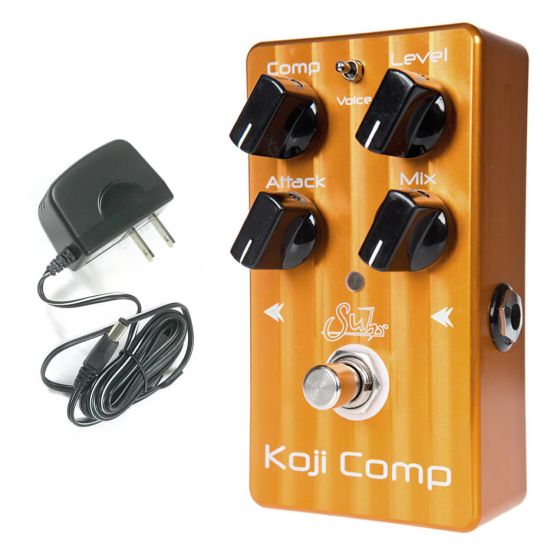 SUHR Koji Comp Compressor Guitar Effects Pedal side up