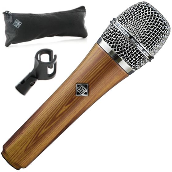 Telefunken M80 Custom Oak Finish Dynamic Series Cardioid Microphone pack