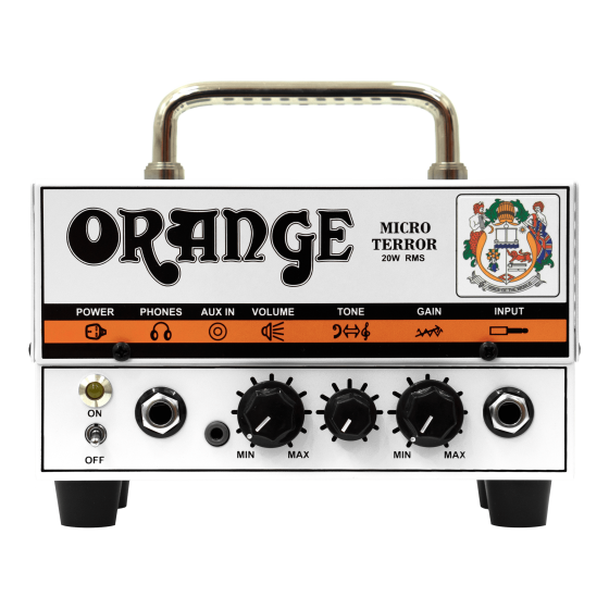 Orange Micro Terror 20 Watt, Tube Preamp, Solid State Power Section, Aux-in, Headphone Out - MT20