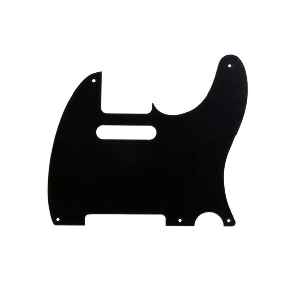 All Parts Pick Guard for Telecaster, 5 screw holes, 1-ply, Black Matte
