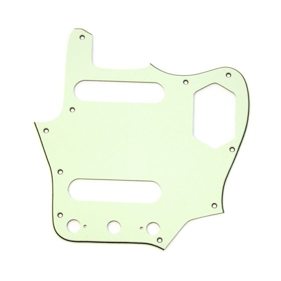 All Parts Pickguard for Jaguar, 10 screw holes, 3-ply, Mint Green