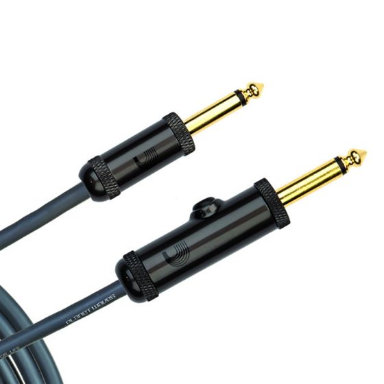 D'Addario Circuit Breaker Instrument Cable, 10 feet