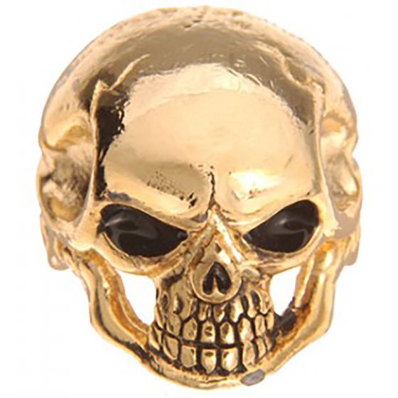 Q-Parts Jumbo Skull I Knob, Gold