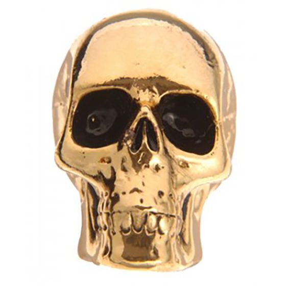 Q-Parts Jumbo Skull II Knob, Gold