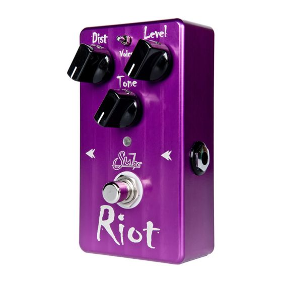 SUHR Riot Distortion Pedal angled front