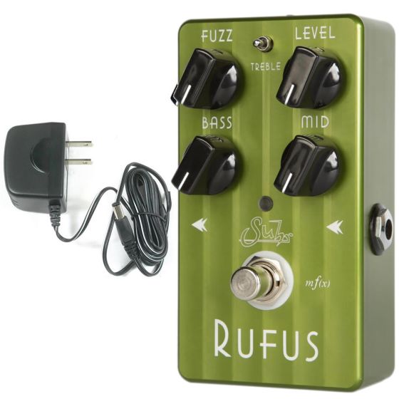 SUHR Rufus Fuzz Effect Pedal with 9V Power Supply
