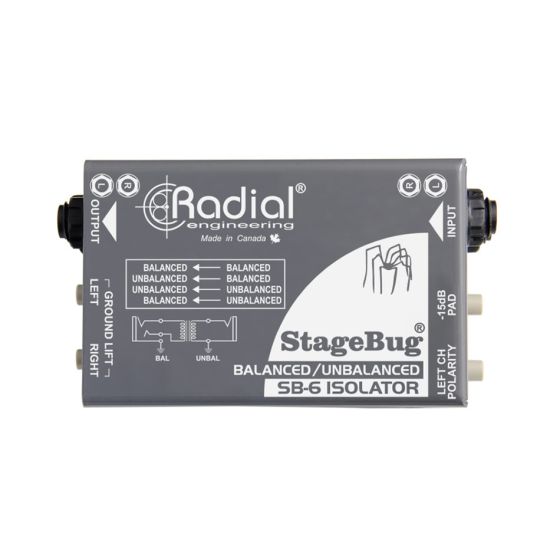 RADIAL StageBug SB-6 Isolator front view