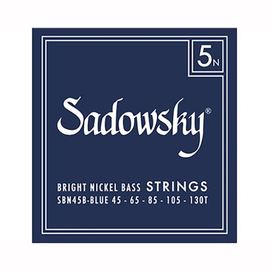 Sadowsky Nickel Bass Strings, 5-String Standard 45-65-85-105-130T