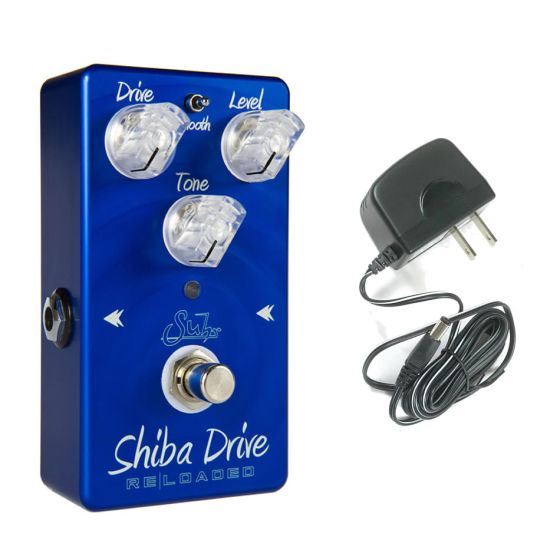 SUHR Shiba Drive Reloaded Overdrive Guitar Effects Pedal with 9V Power Adapter