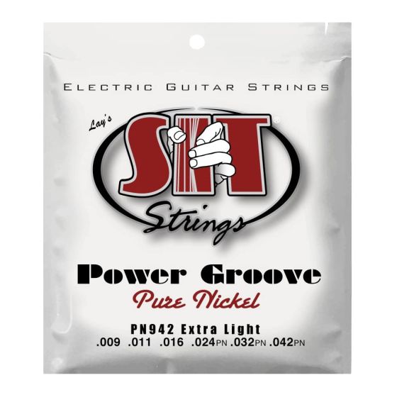 SIT Power Groove - Pure Nickel guitar strings, Extra Light