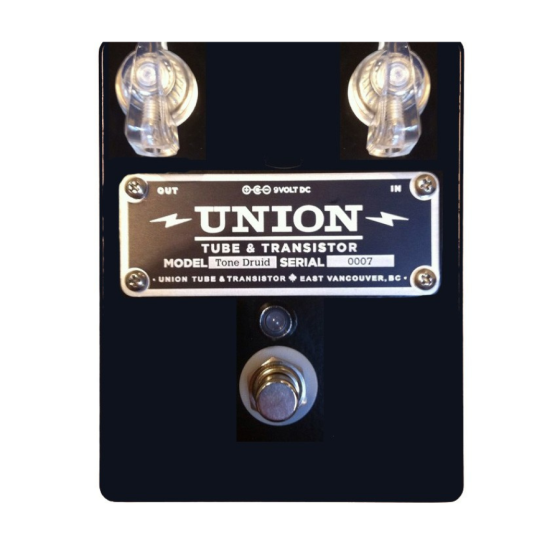 Union Tube & Transistor Tone Druid Overdrive Pedal