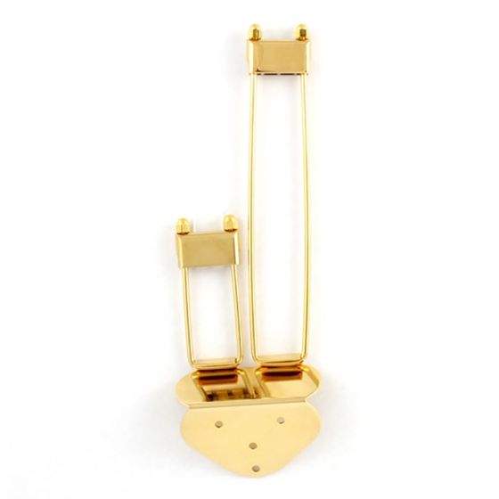 All Parts Frequensator Style Split Trapeze Tailpiece, Gold