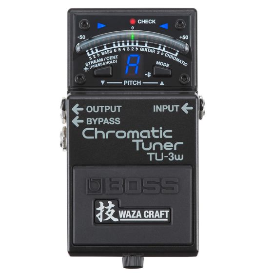 Boss TU-3W Waza Craft Chromatic Guitar Tuner vertical 