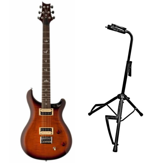 PRS SE 277 Baritone Guitar Tobacco Sunburst w/ Gig Bag and Goby Labs Universal Guitar Stand