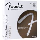 FENDER Phosphor Bronze .012-.053 Acoustic Guitar Strings