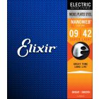 ELIXIR Electric Guitar Nickel Plated Steel Strings Super Light (9-42) NANOWEB