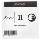 ELIXIR 13011 Anti-Rust Plain Steel .011 Single String
