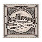 ERNIE BALL Earthwood Acoustic 4-String Bass Strings (2070) Single Pack