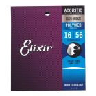 Elixir 11125 Acoustic Polyweb Resonator 16 – 56 X 12set Acoustic Guitar Strings
