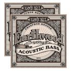 ERNIE BALL Earthwood Acoustic 4-String Bass Strings (2070)- 2 Pack
