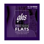 GHS Precision Flatwound Bass Strings, Long+ Medium