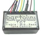 BARTOLINI NTCT 3 Band Tone Control Preamp w/ 400 Hz Mid-Cut 9-Volt 