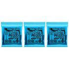 ERNIE BALL Extra Slinky Nickel Wound Electric Guitar Strings (2225) - 3 Pack
