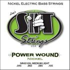 SIT Power Wound Bass String Set, Long Med Lt, Nickel plated