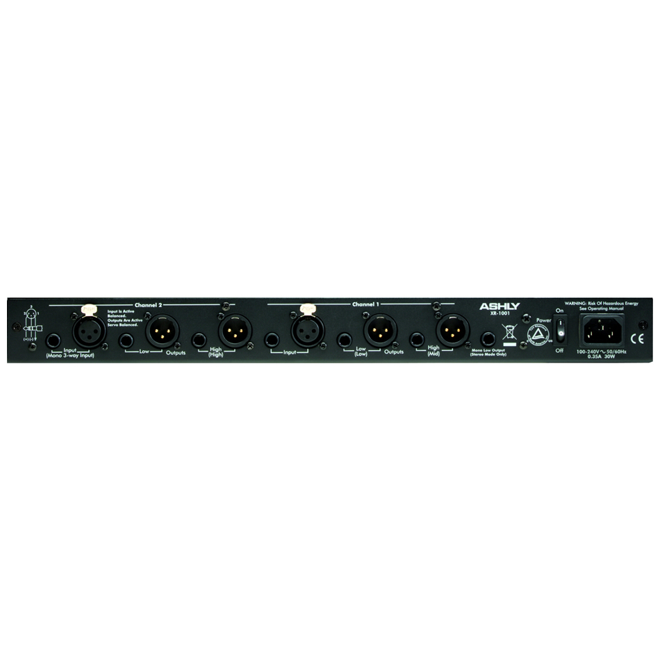 ASHLY XR1001 back