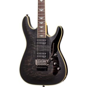 Schecter Omen Extreme 6 FR Electric Guitar - See Thru Black