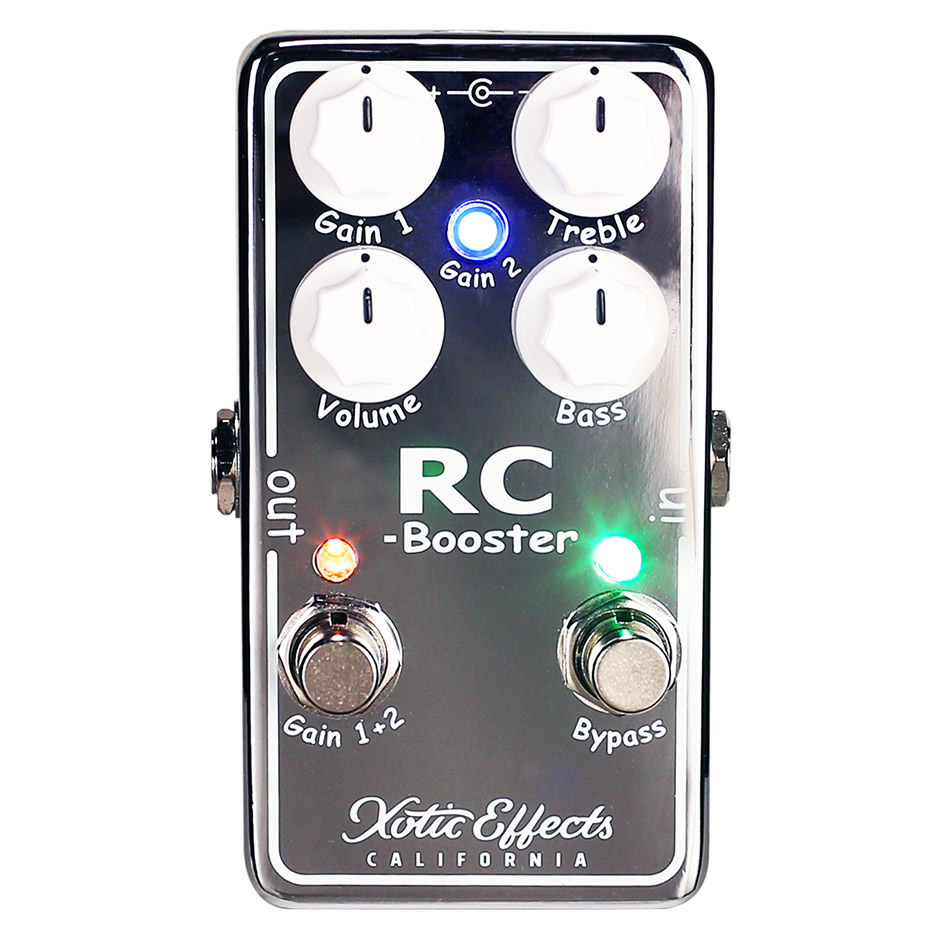 XOTIC RC Booster Clean Signal Boost Guitar Effect Pedal GENTLY USED