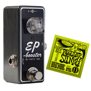 Xotic EP Booster Electric Guitar Effects Pedal FREE Ernie Ball Slinky Strings