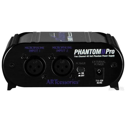 ART Phantom II Pro 2-Channel 48V Phantom Power Supply NEW