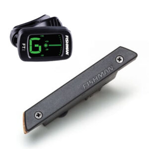 Fishman Rare Earth Single Coil Soundhole Guitar Pickup w/FT-2 Clip On Tuner