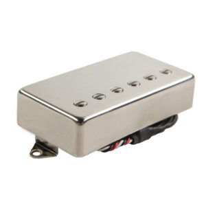SUHR Thornbucker, Humbucker Pickup, Neck, Raw Nickel Cover top side view