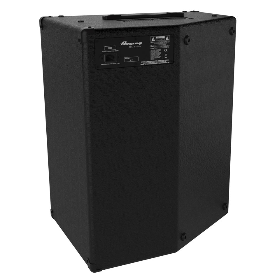 AMPEG BA115v2 1x15 150 Watt Bass Combo Amplifier back