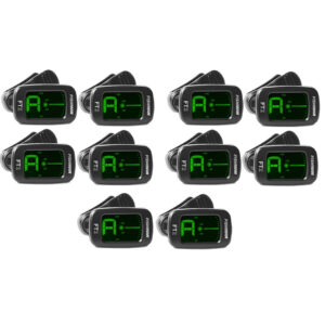 FISHMAN FT-2 Flip-On Clip Chromatic Digital Tuner 10 Pack