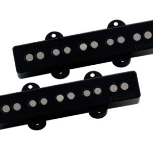 DIMARZIO Ultra Jazz 5 Pair Jazz Bass Pickups Black
