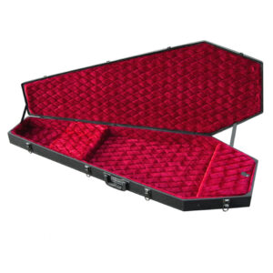 COFFIN CASES Model B-300VX Extreme Electric Guitar Case open