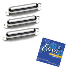 Seymour Duncan SLS Lipstck Pickup set, SLS-1, SLS-1 RwRp, and SLS-1B with Free Elixir Custom Light Guitar Strings