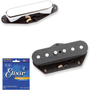 Seymour Duncan Vintage Tele STR-1 and Vintage '54 STL-1 Pickup Set with Free Elixir Light Guitar Strings