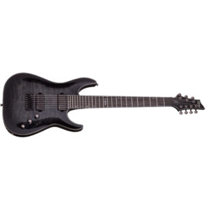 Schecter Hellraiser Hybrid C-7 7-String Electric Guitar Transparent Black Burst