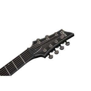 Schecter Hellraiser Hybrid C-7 7-String Electric Guitar Transparent Black Burst Head
